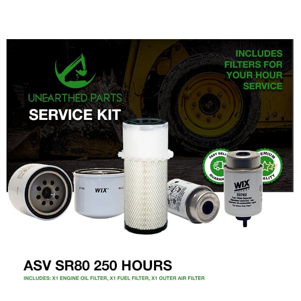 ASV SR80 250 Hour Service Kit - Unearthed Parts