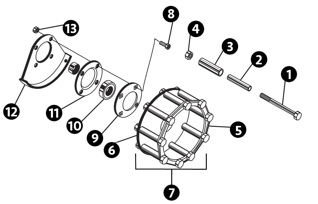 RC30 Sprocket Diagram