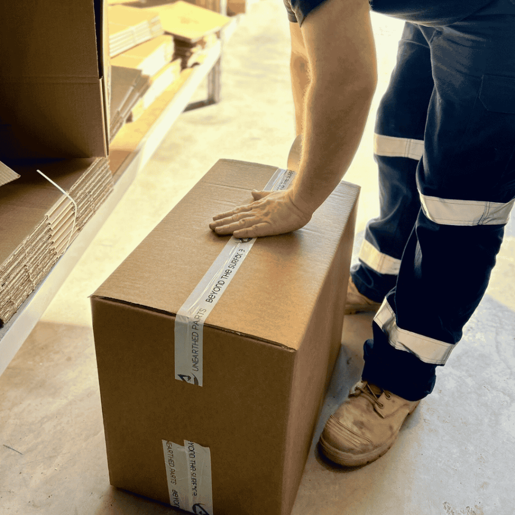 Taping service kit box unearthed parts warehouse