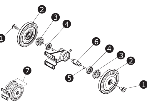 Bogie Wheel Assembly